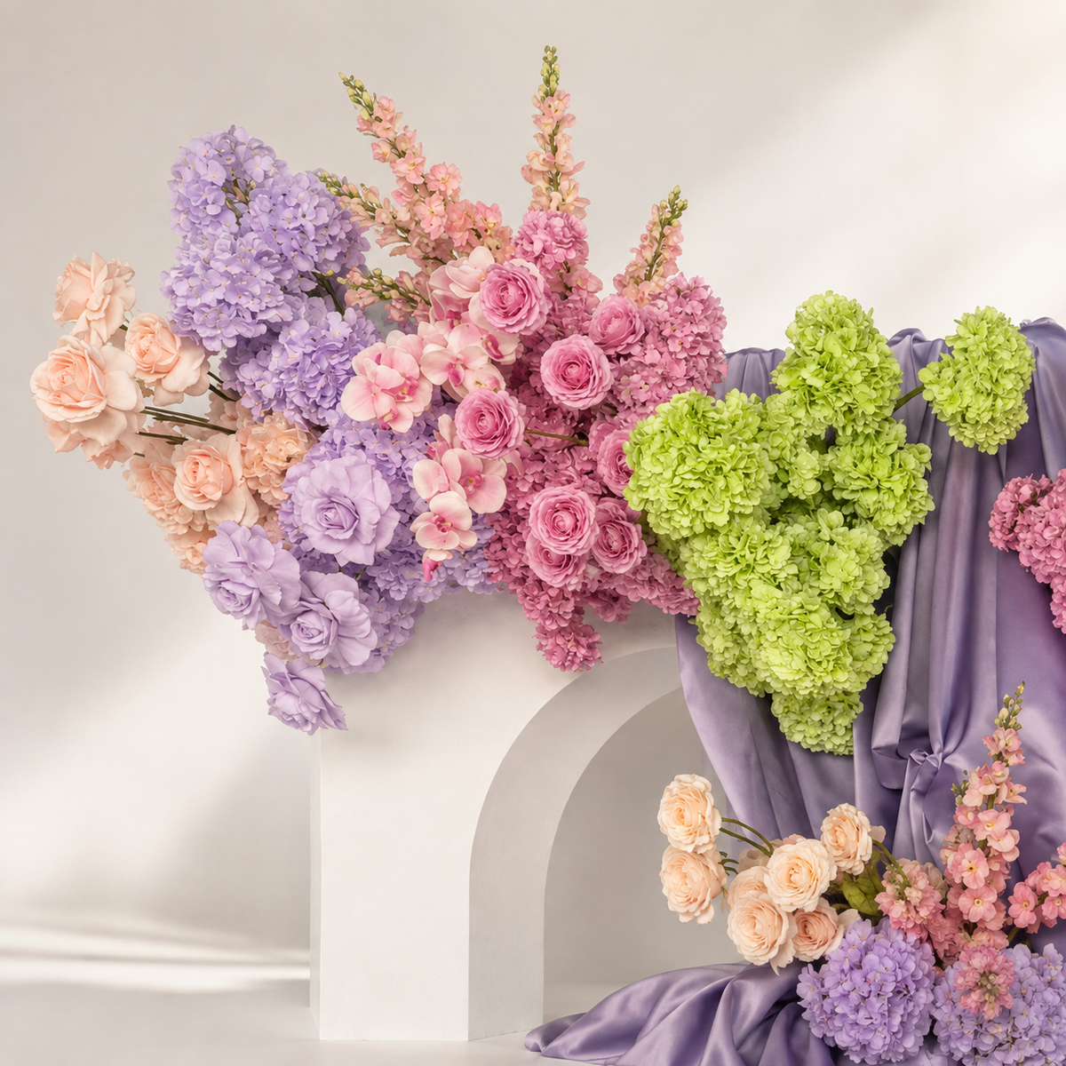 Hanging Floral Arbour Arrangement Demo