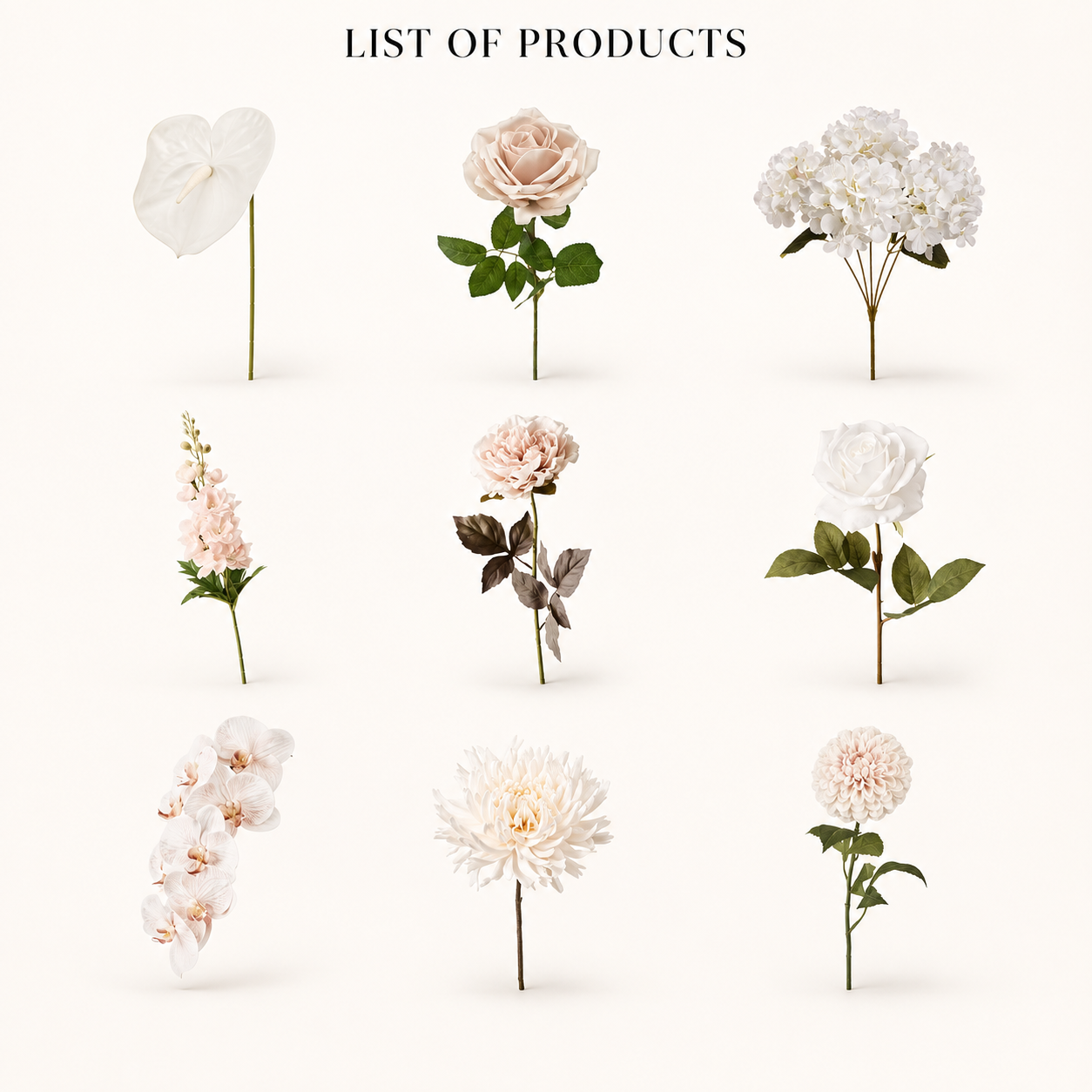 Wedding Table Scape  - Floral Product Package DIY